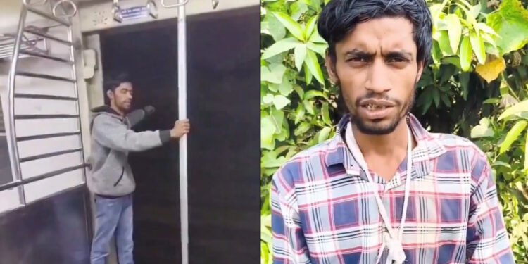 Reels Obsession Turns Dangerous as Young Man Breaks Arm in Train Mishap